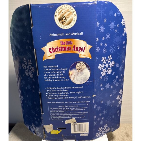 The Little Christmas Angel Animated Musical Doll 12" Tall - Picture 8 of 9